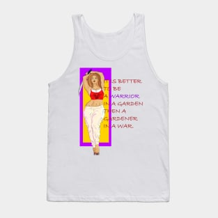 Warrior Quotes Warrior Women Tank Top